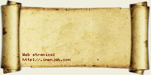 Hana Sibinović vizit kartica